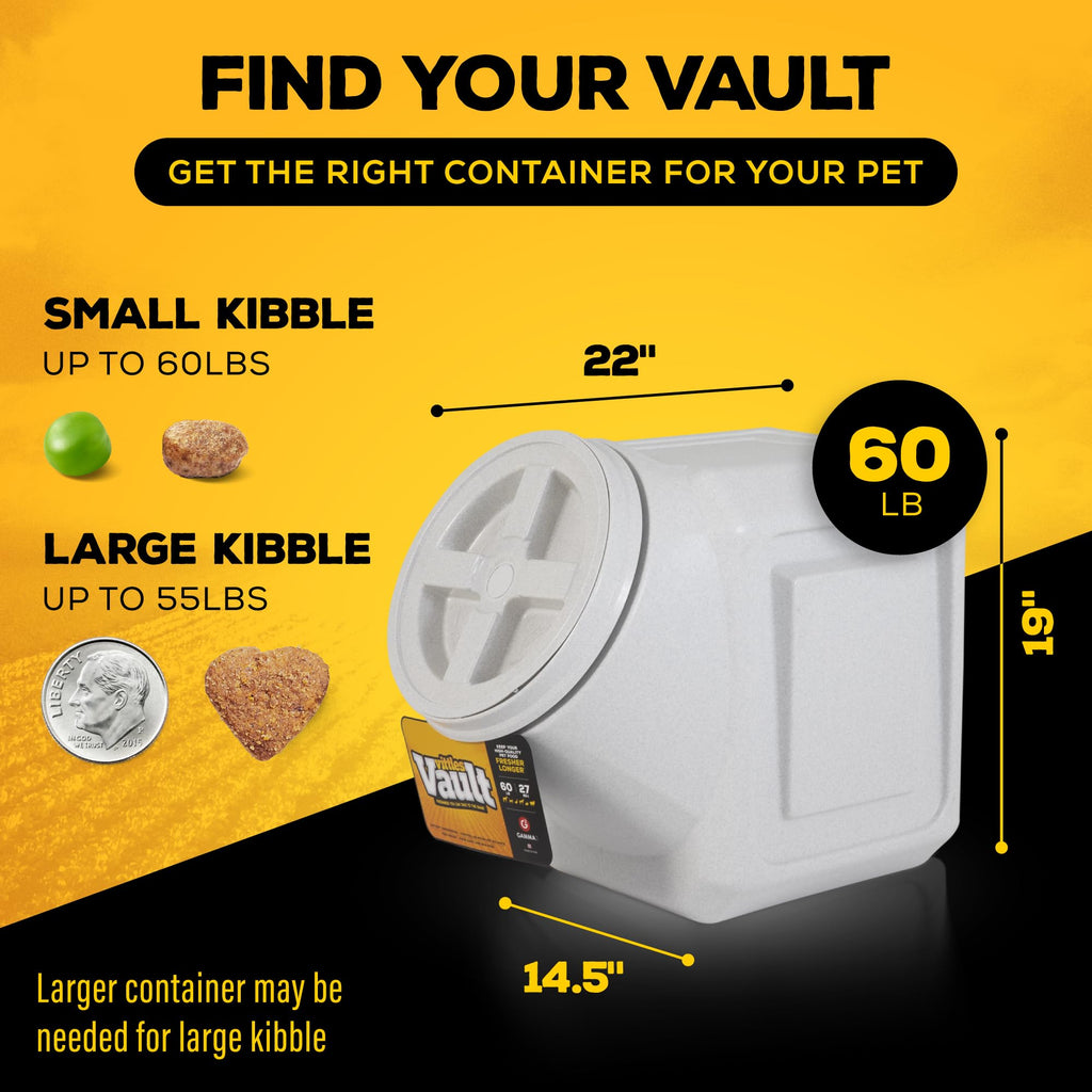 Vittles Vault Airtight Pet Food Storage Container, Fits up to 15lbs