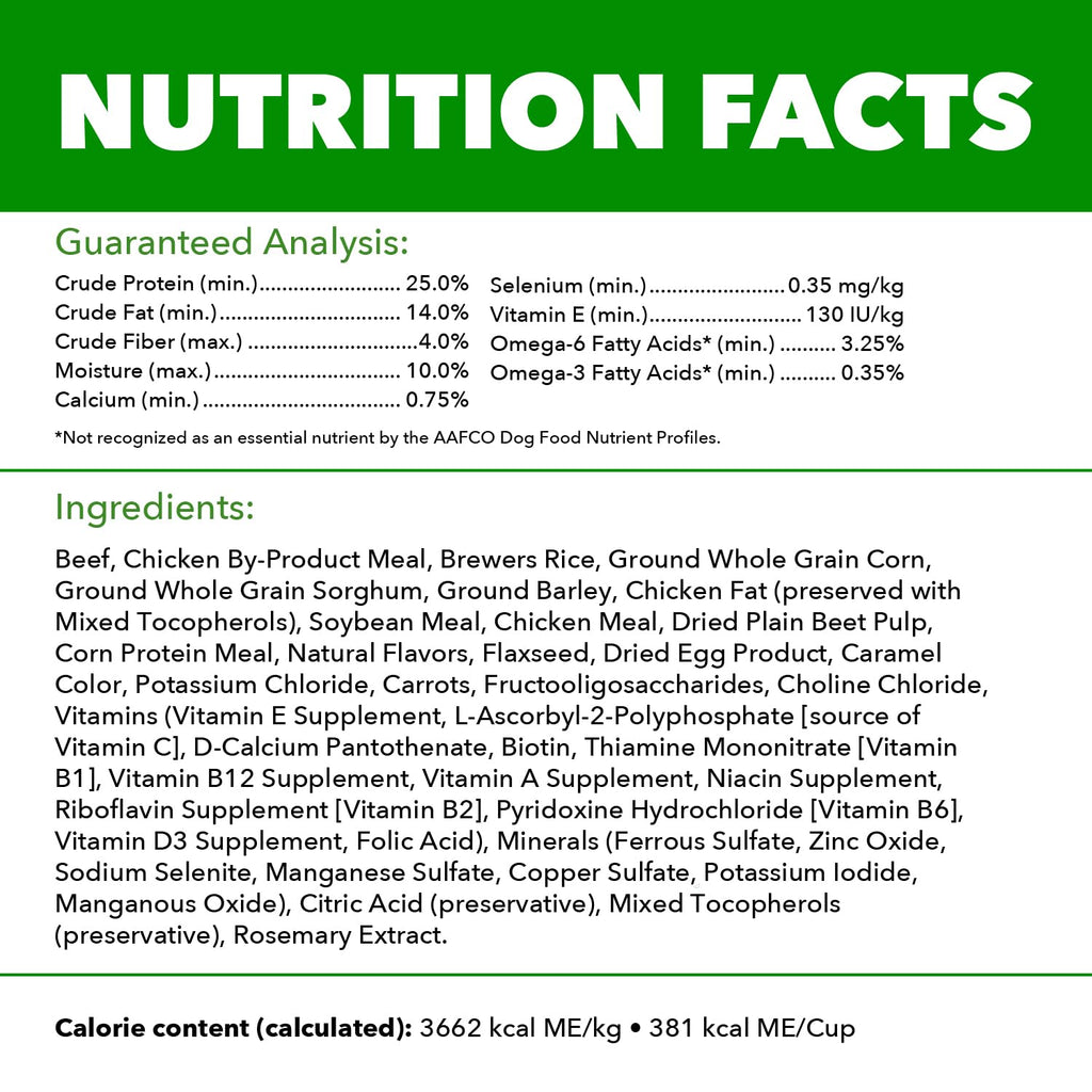 IAMS Proactive Health Adult Minichunks Dry Dog Food, Chicken, 30 lb | Real chicken #1 ingredient, no fillers, natural fiber & prebiotics, Omega-6 fatty acids, antioxidants for immune support