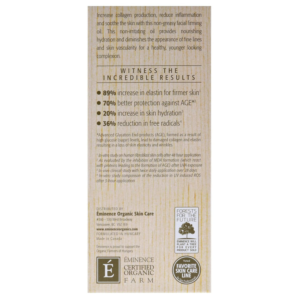 Eminence Rosehip Triple C Plus E Firming Oil for Unisex - 1 oz Oil