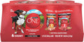 Purina ONE Wet Dog Food Variety Pack, Classic Ground, (6) 13 oz Cans | Two ground entrees, Chicken & Brown Rice and Beef & Brown Rice, with complete and balanced adult nutrition and no fillers