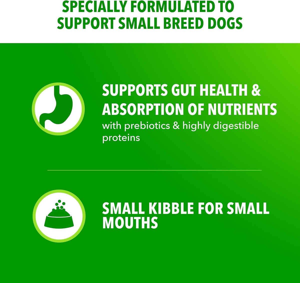 IAMS Proactive Health Dry Dog Food for Small Breeds, Adult Dog Food Dry Recipe, 7 lb. Bag