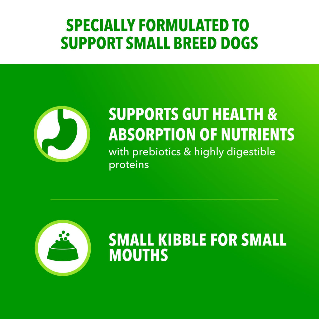 IAMS Proactive Health Dry Dog Food for Small Breeds, Adult Dog Food Dry Recipe, 7 lb. Bag