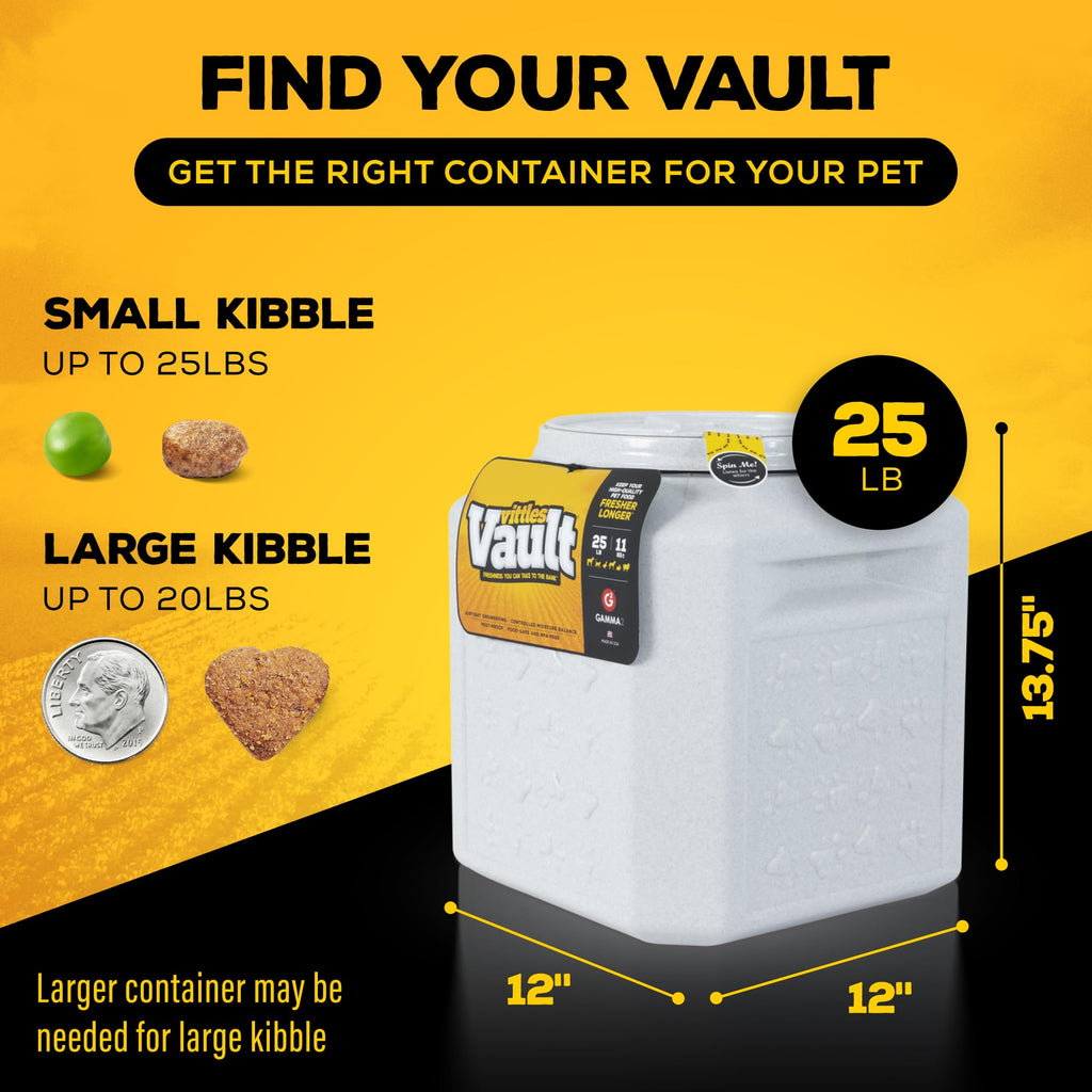 Vittles Vault Airtight Pet Food Storage Container, Fits up to 15lbs