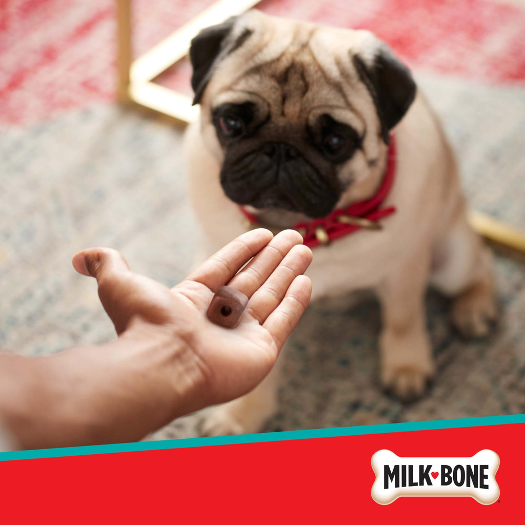 Milk-Bone Pill Pouches Dog Treats With Real Chicken, 25 Count Bags (Pack of 5; 125 Total Treats)
