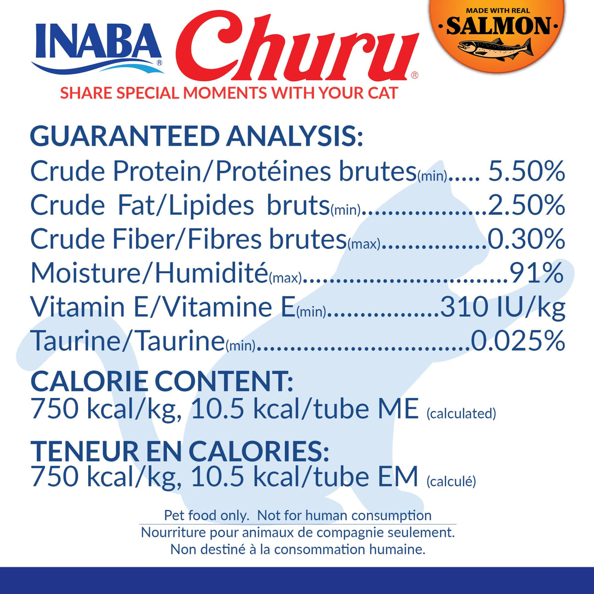 INABA Churu Cat Treats, Lickable, Squeezable Creamy Purée Cat Treat with Green Tea Extract & Taurine, 0.5 Ounces Each Tube, 50 Tubes, Tuna & Seafood Variety