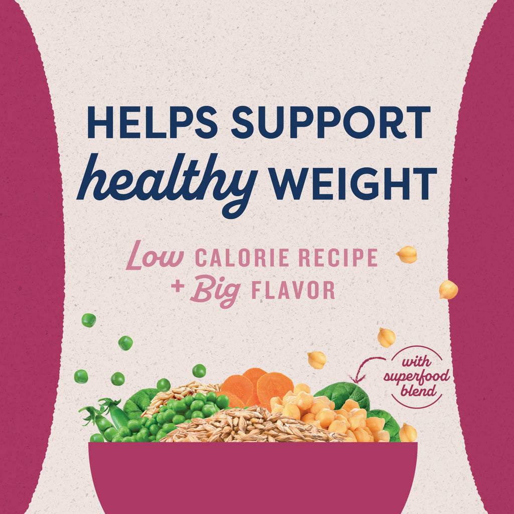 Natural Balance Fat Dogs Low Calorie Dry Dog Food, Chicken Meal, Salmon Meal, Garbanzo Beans, Peas & Oatmeal, 15 Pounds (Packaging May Vary)