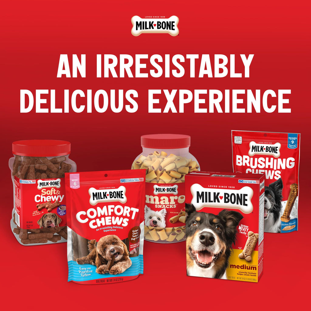 Milk-Bone Pill Pouches Dog Treats With Real Chicken, 25 Count Bags (Pack of 5; 125 Total Treats)
