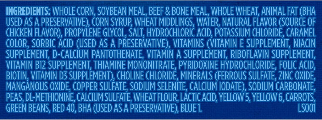 Kibbles 'n Bits Original Dry Dog Food, Savory Beef & Chicken Flavors for Adult Dogs, 45 lb. Bag