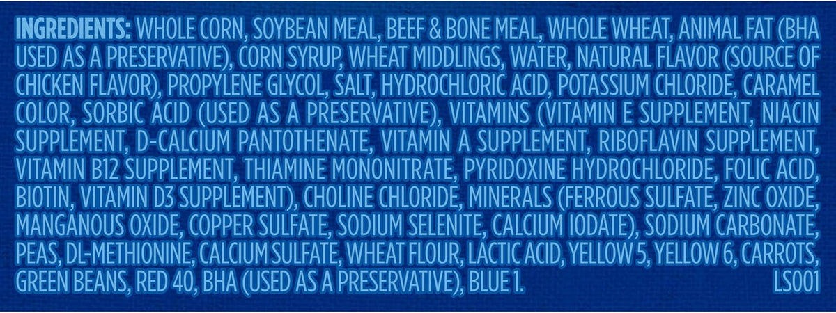 Kibbles 'n Bits Original Dry Dog Food, Savory Beef & Chicken Flavors for Adult Dogs, 45 lb. Bag