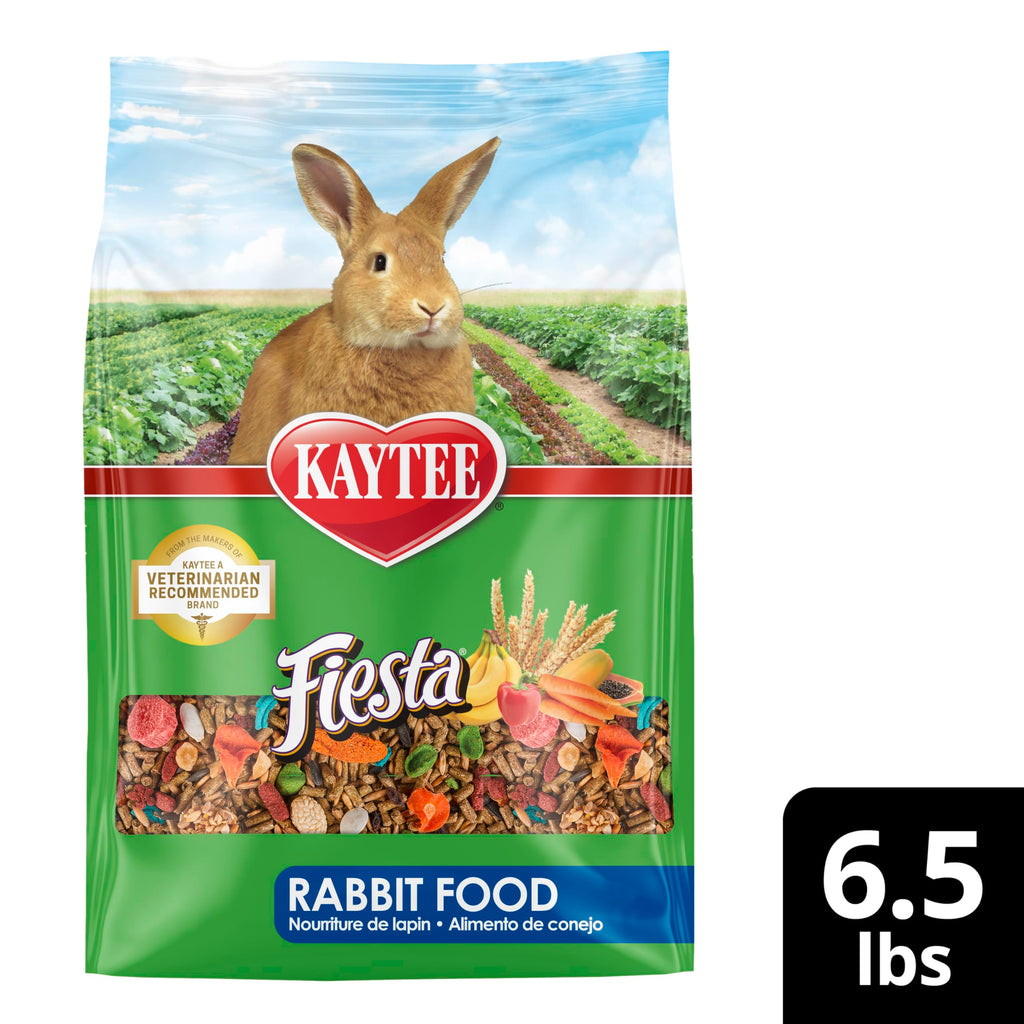 Kaytee Fiesta Rabbit Food, Nutritious and Fun Blend, Supports Dental Health and Digestion, 20 pounds