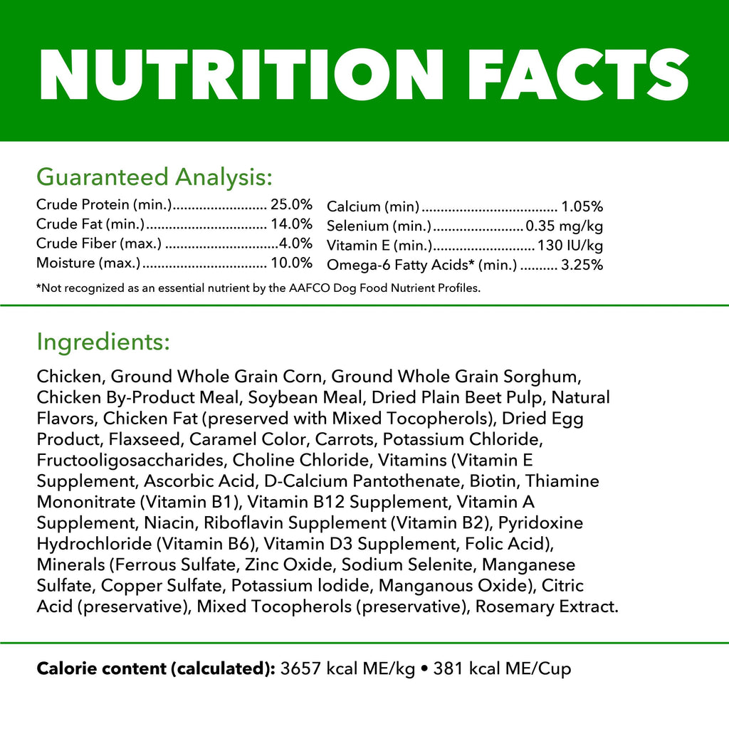IAMS Proactive Health Adult Minichunks Dry Dog Food, Chicken, 30 lb | Real chicken #1 ingredient, no fillers, natural fiber & prebiotics, Omega-6 fatty acids, antioxidants for immune support