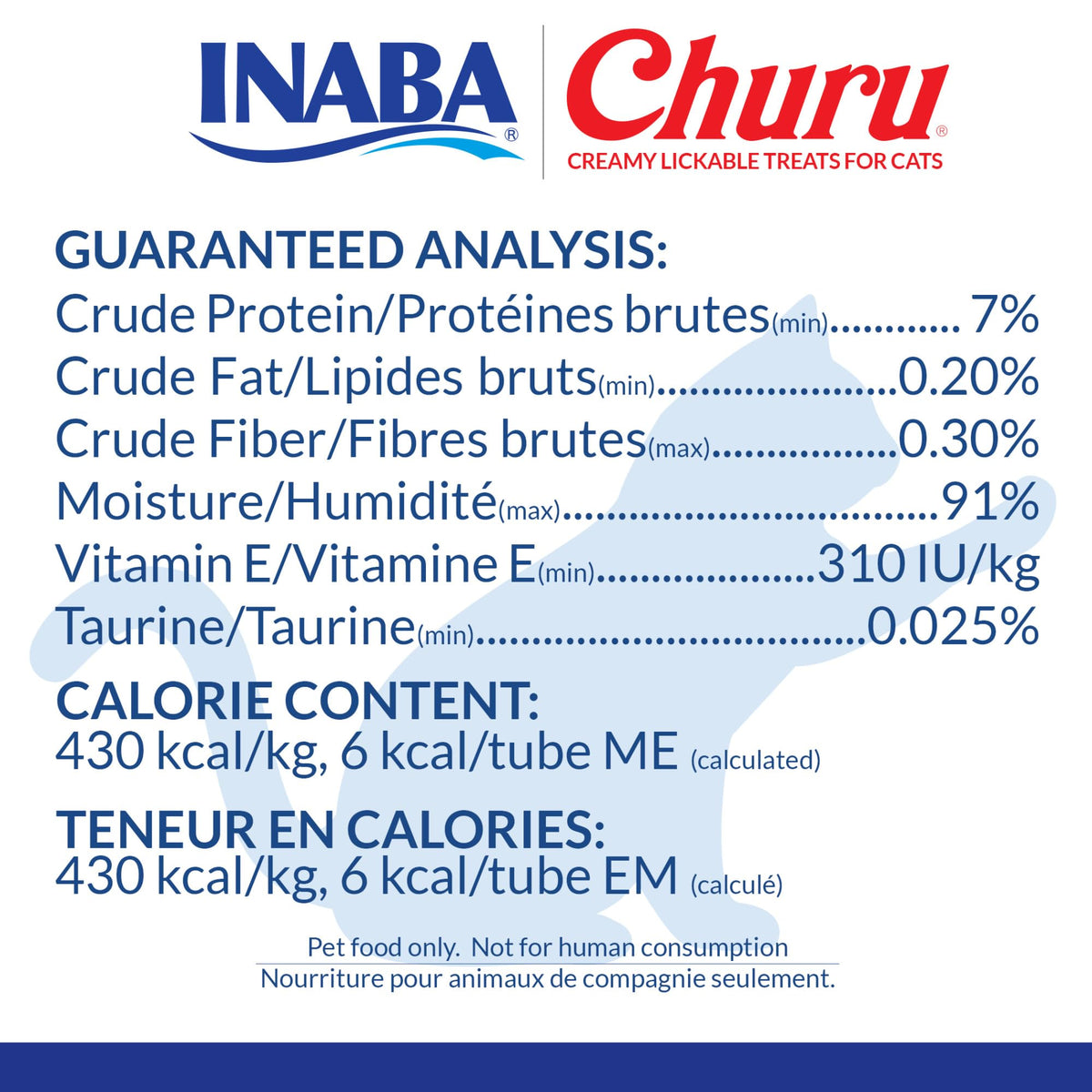 INABA Churu Cat Treats, Lickable, Squeezable Creamy Purée Cat Treat with Green Tea Extract & Taurine, 0.5 Ounces Each Tube, 50 Tubes, Tuna & Seafood Variety