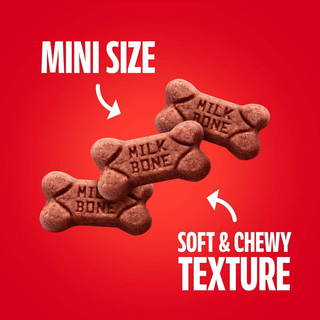 Milk-Bone Soft & Chewy Dog Treats, Made with Real Bacon, 10 Pouches