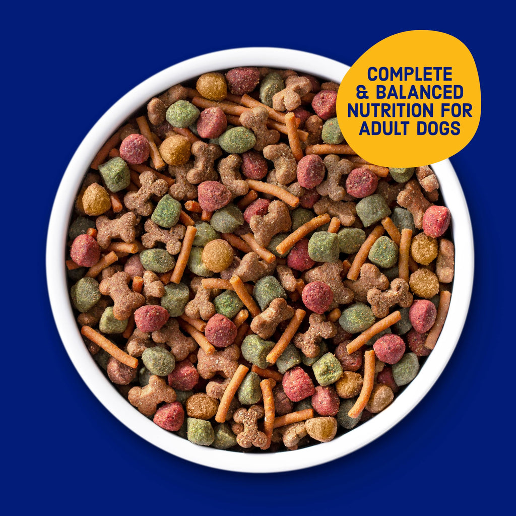 Kibbles 'n Bits Original Dry Dog Food, Savory Beef & Chicken Flavors for Adult Dogs, 45 lb. Bag