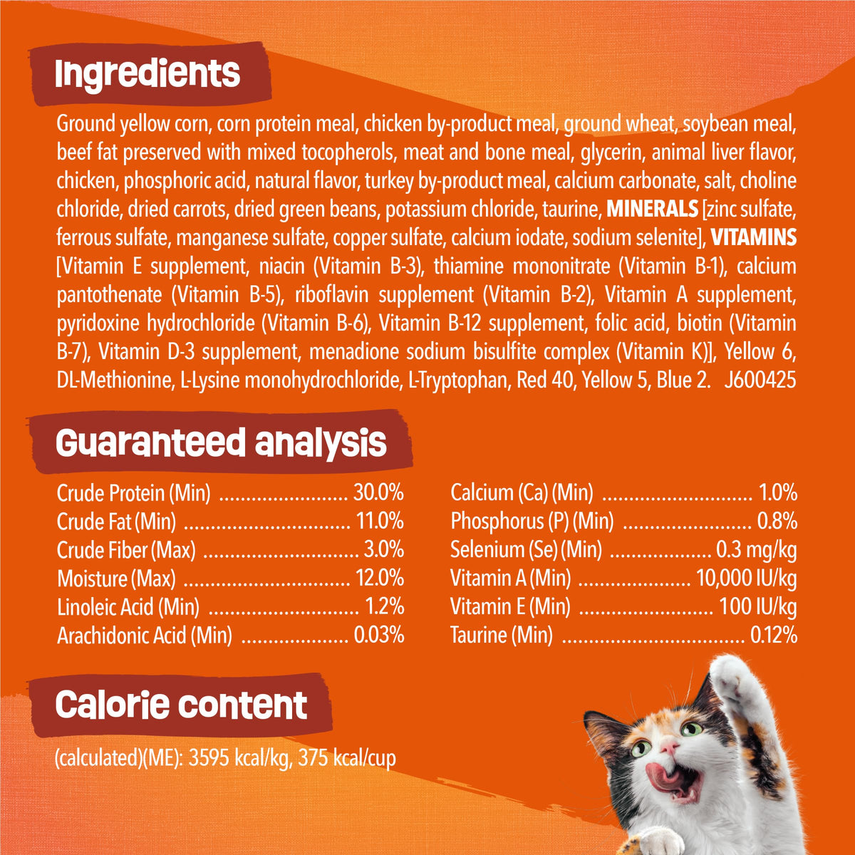 Purina Friskies Tender and Crunchy Combo Dry Cat Food, 16 lb Bag