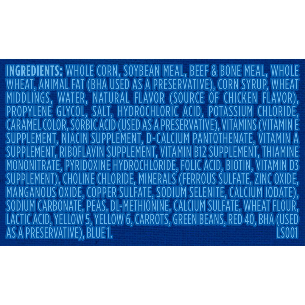 Kibbles 'n Bits Original Dry Dog Food, Savory Beef & Chicken Flavors for Adult Dogs, 45 lb. Bag