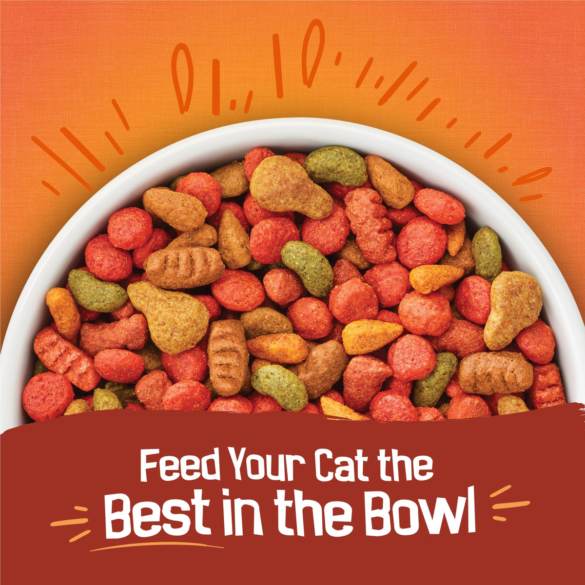 Purina Friskies Tender and Crunchy Combo Dry Cat Food, 16 lb Bag