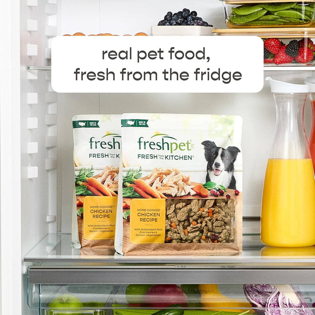 Freshpet Fresh Dog Food, Freshly Roasted Meals, Tender Chicken Recipe, 5.5 lb