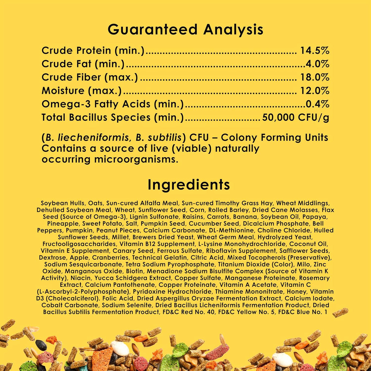 Kaytee Fiesta Rabbit Food, Nutritious and Fun Blend, Supports Dental Health and Digestion, 20 pounds