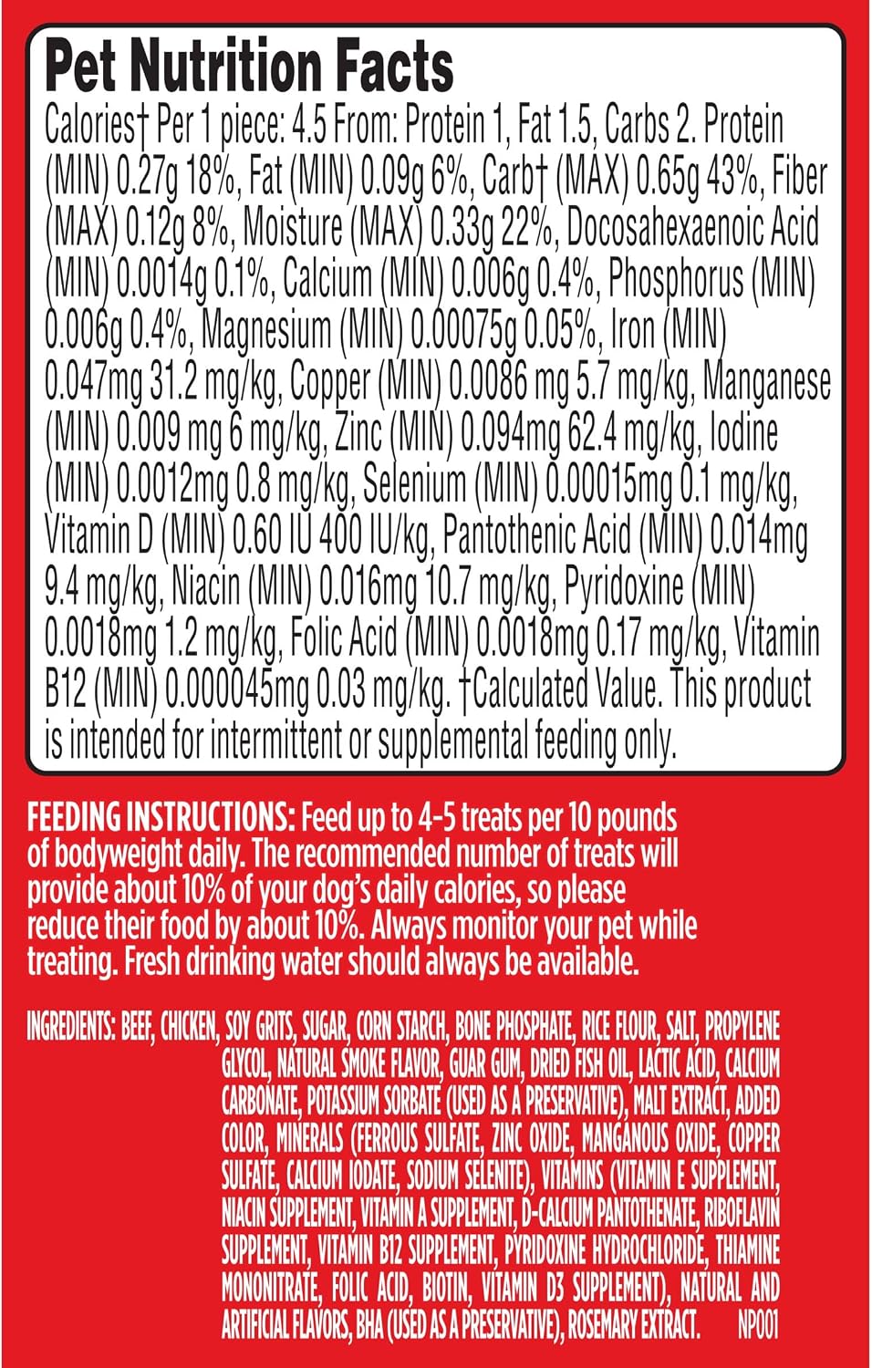 Milk-Bone Soft & Chewy Dog Treats, Made with Real Bacon, 10 Pouches